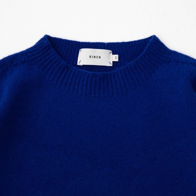 リネン RINEN 2/15ウール天竺編み(ホールガーメント) クルーネック(R17580)全4色