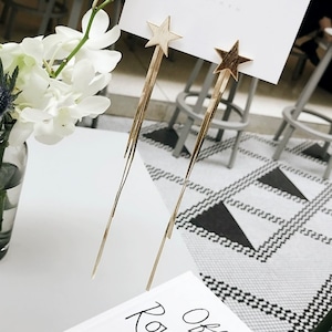 ロングタッセルピアス スター 40829