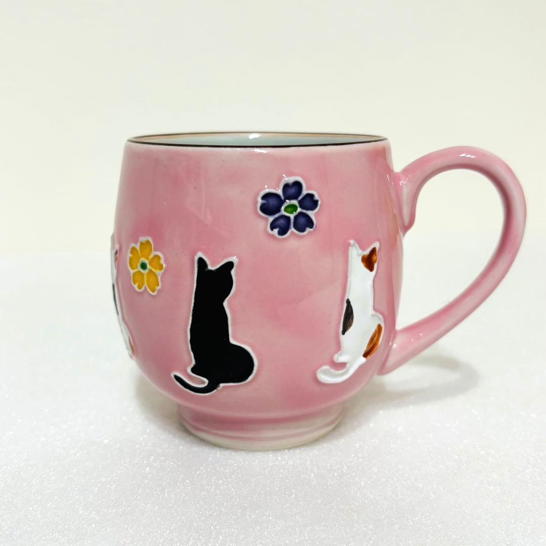 美術品・アンティーク・コレクション 昇峰 京焼 清水焼 マグカップ
