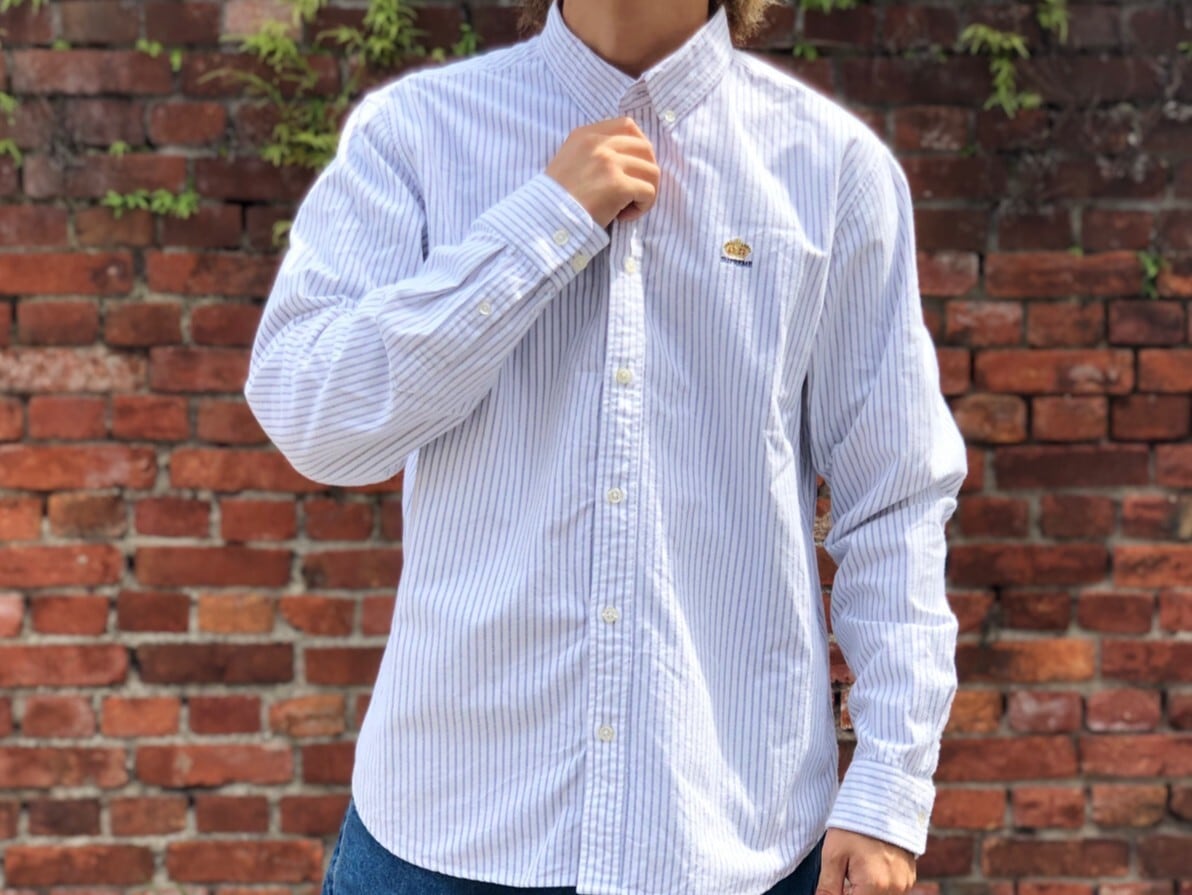 Supreme CROWN LOGO OXFORD SHIRT WHITE MEDIUM 45JF7016 | BRAND 