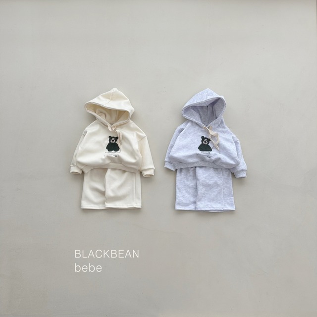 【予約】black bean (bebe /  downy bebe set