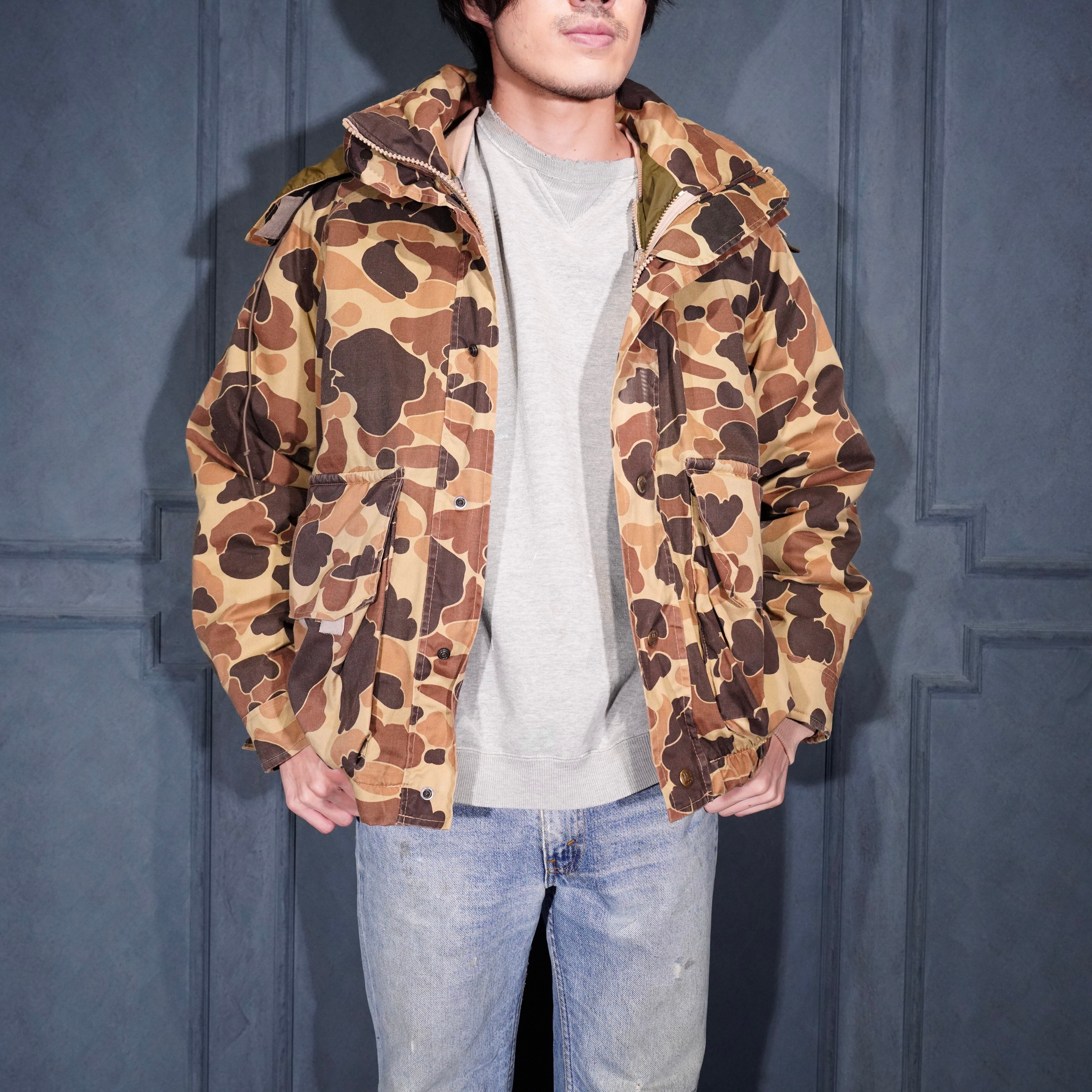 80's USA VINTAGE Columbia gore-Tex DUCK HUNTER CAMOUFLAGE