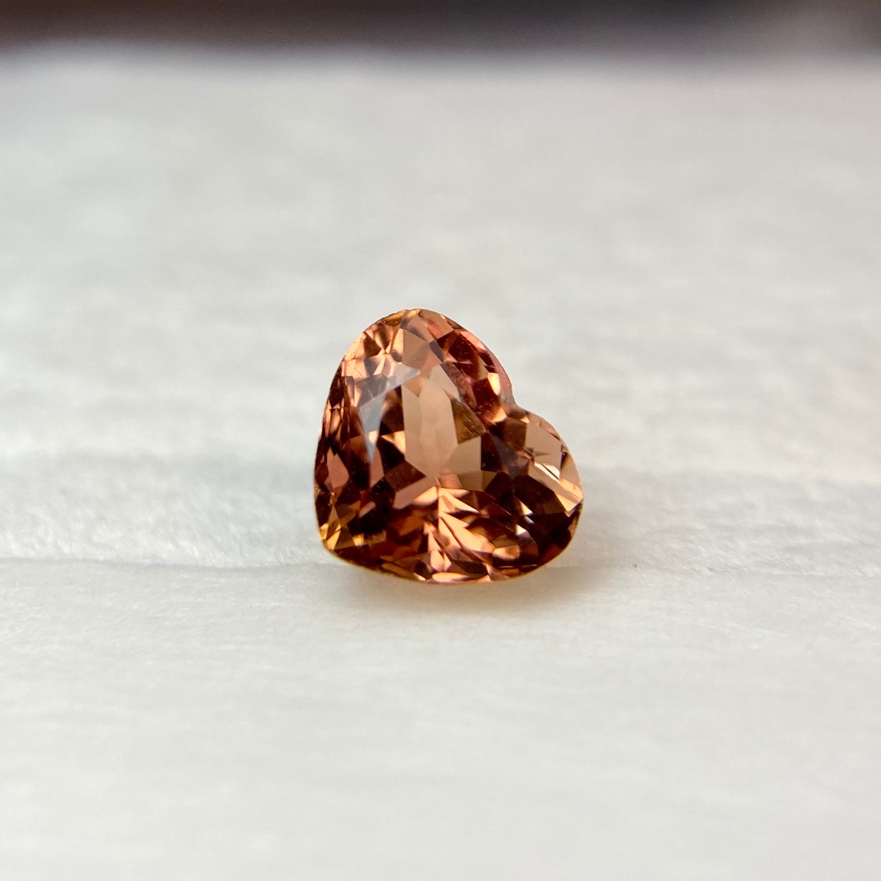 トルマリン 1.153ct ピンクオレンジ 簡易ソーティング付き No.152