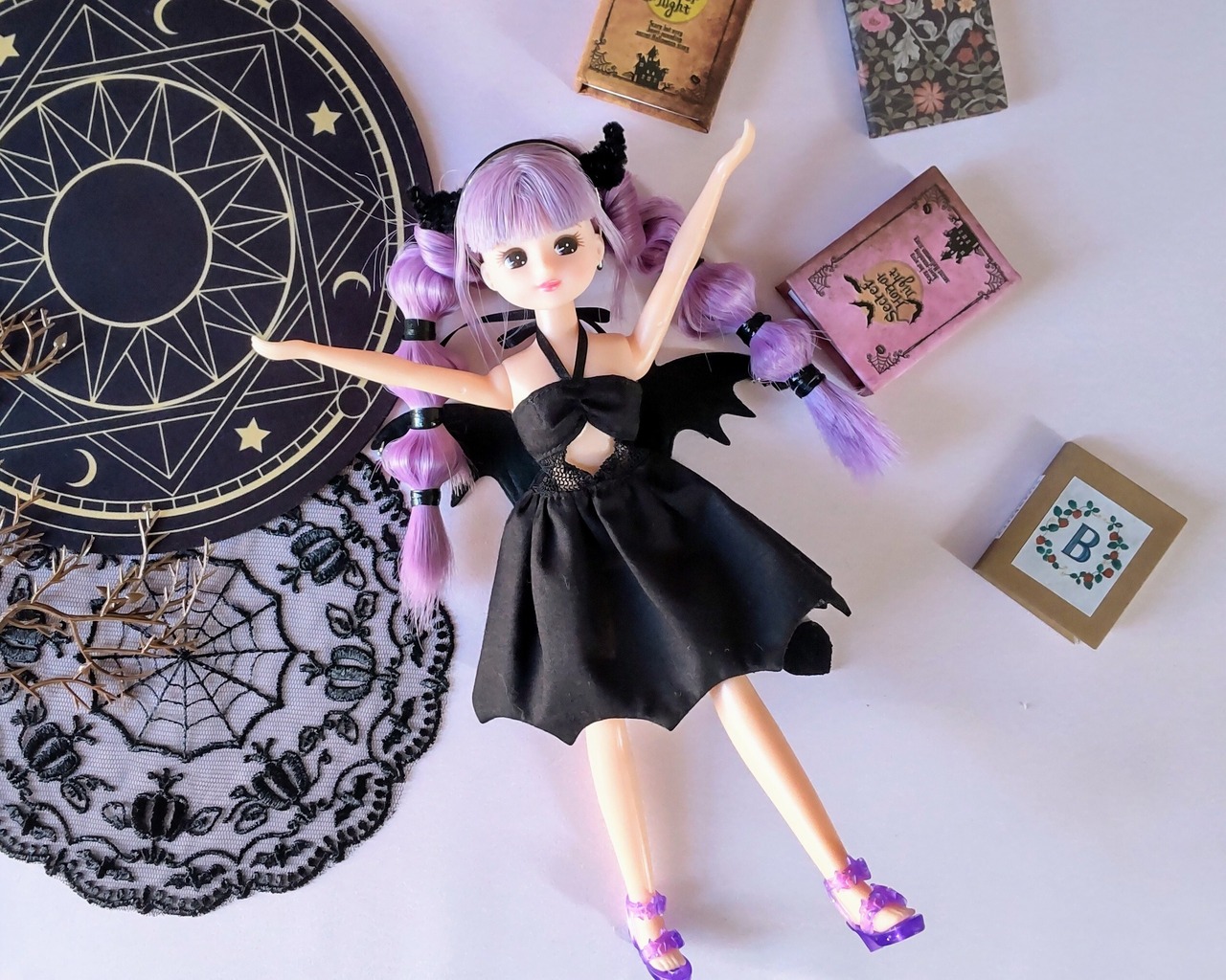 リカちゃん 27cmドール ドール服 ハロウィン 小悪魔♡ドレス | Hoshia