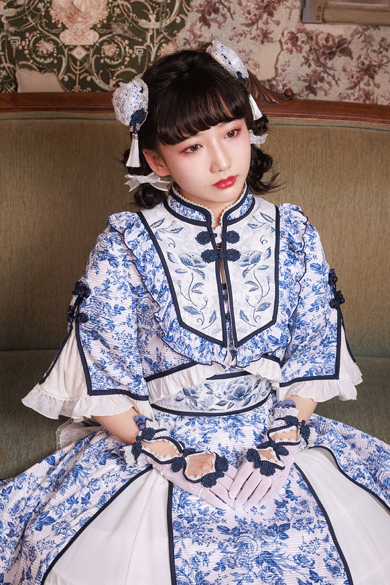 青華磁 レース手袋 | HoshibakoWorks