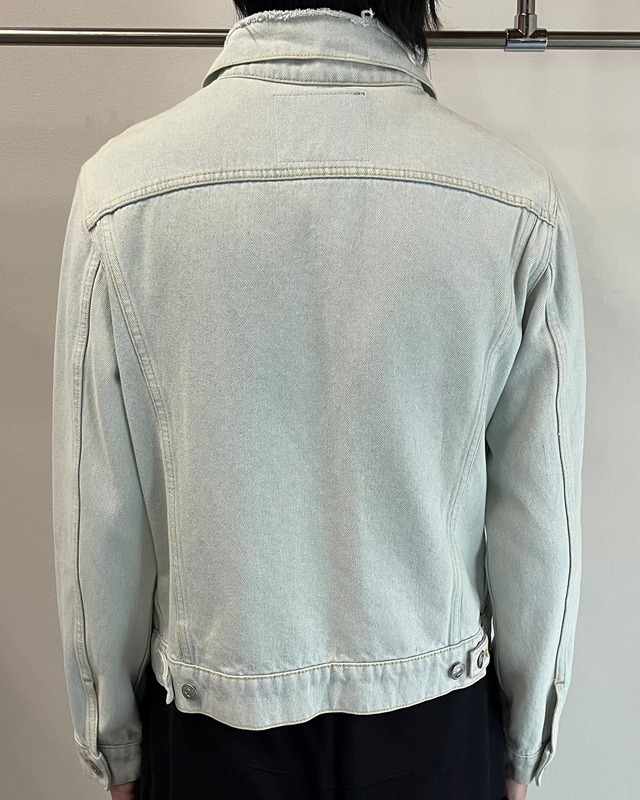 【2017/AW BALENCIAGA】deformed collar denim jacket