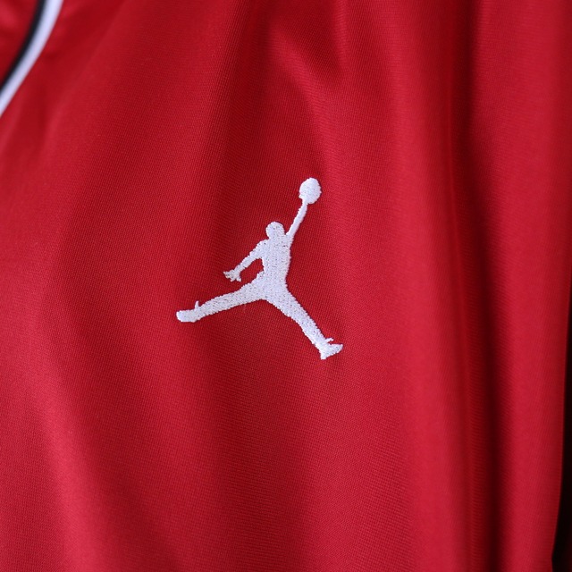 ”jordan" embroidery and switching and zip design over silhouette track jacket