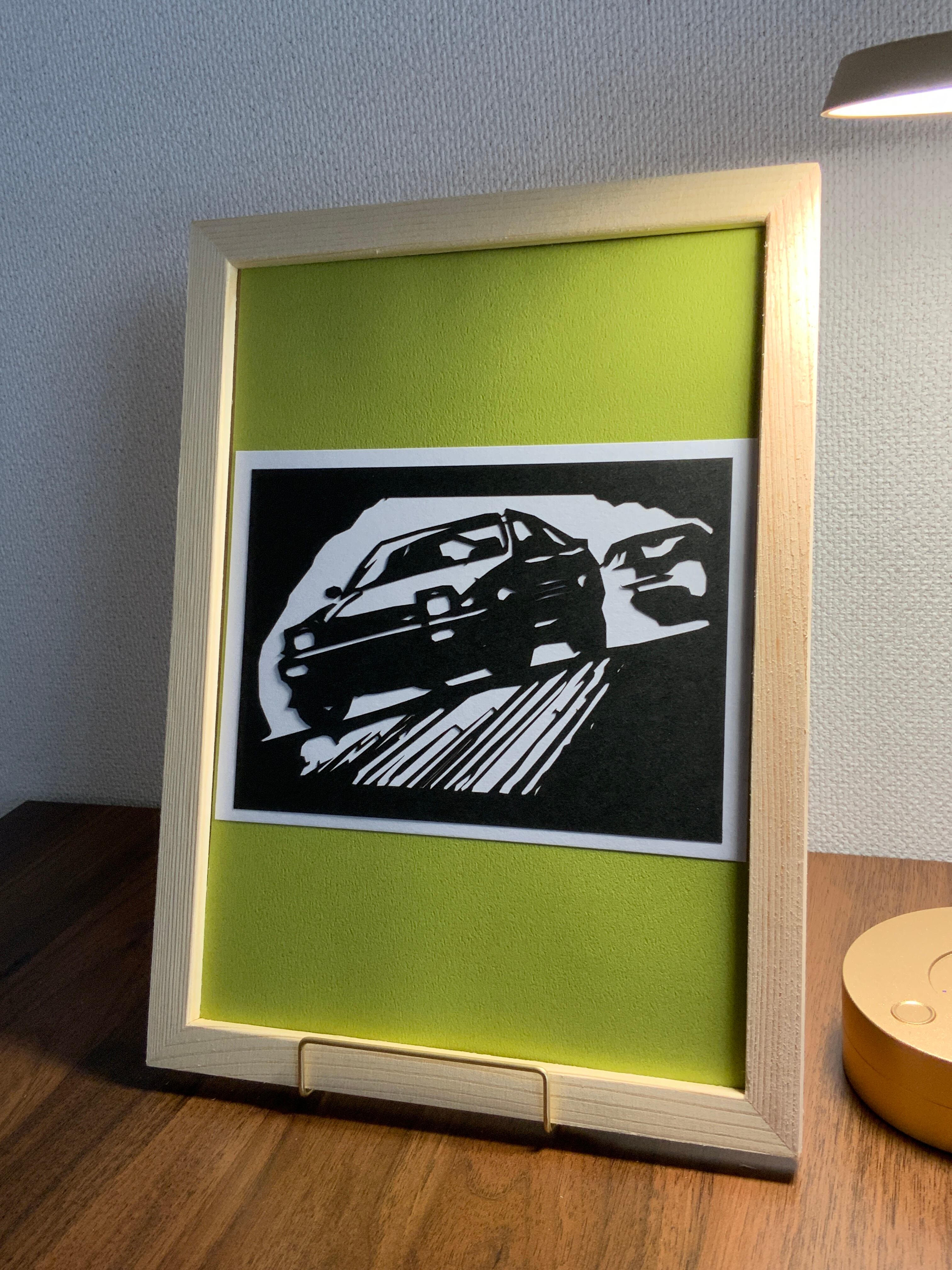 461-Car-86切り絵 | 切り絵博覧会 (↑上のメニューにも色々あり〼)