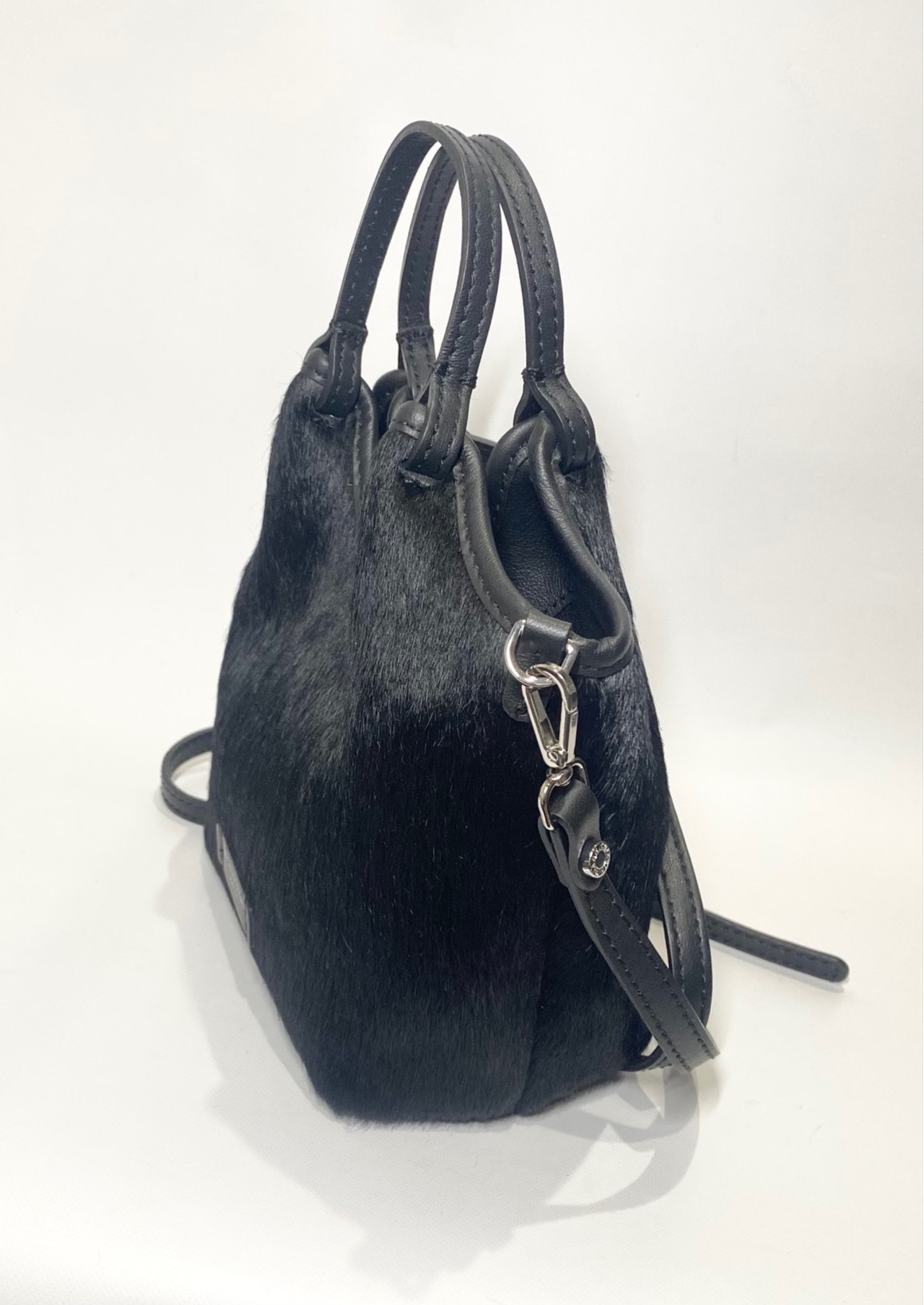 GIANNI CHIARINI ジャンニキアリーニ 2way バック ショルダー BS 11108 HORSY/NERO