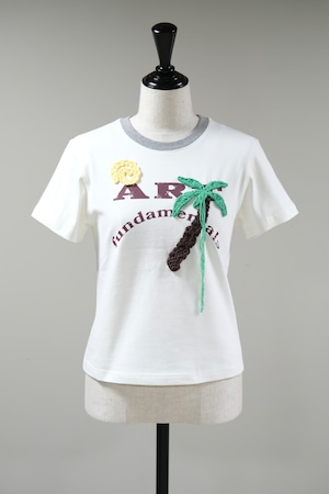 【Kijun】Art School Crochet T-Shirt - ivory -