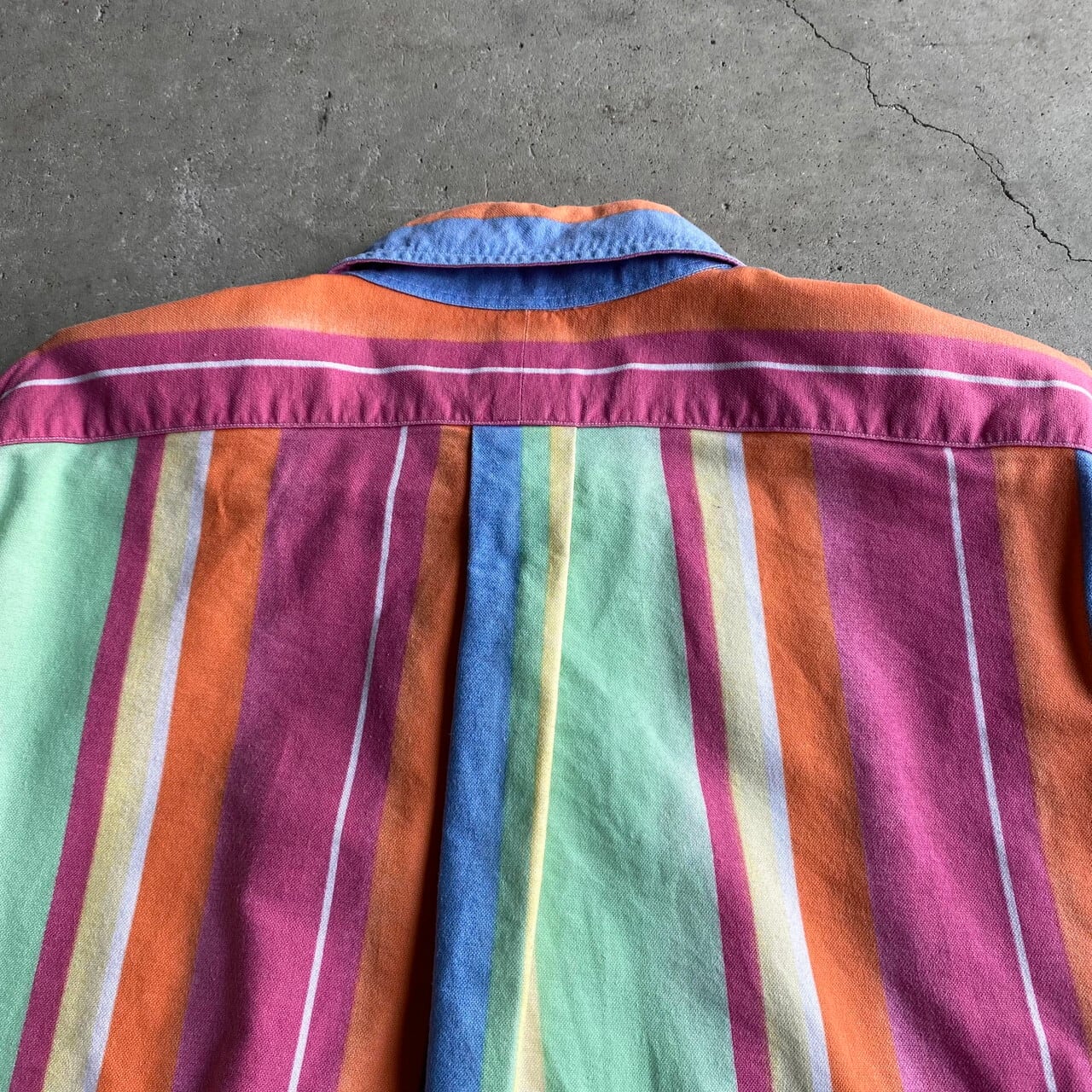 Ralph Lauren ラルフローレン 長袖 コットン オックスフォード マルチ