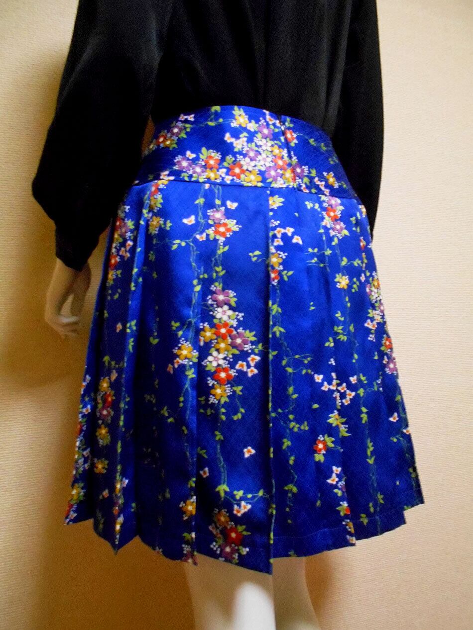 小紋着物のプリーツスカート Kimono Skirt WS-022/S-M | onomick powered by BASE