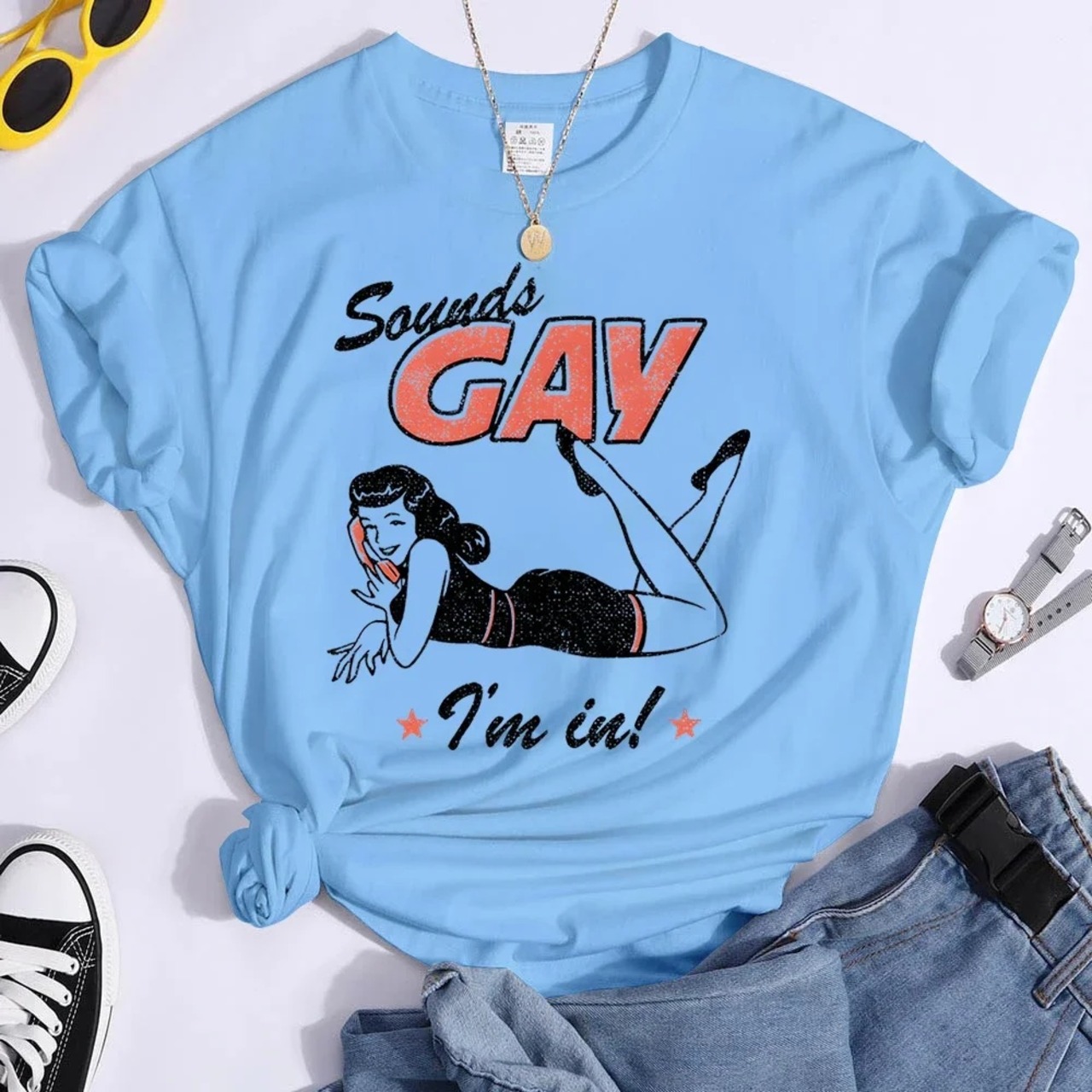 女性のためのヴィンテージbtプリントTシャツ,ゲイの面白いTシャツ,y2k 