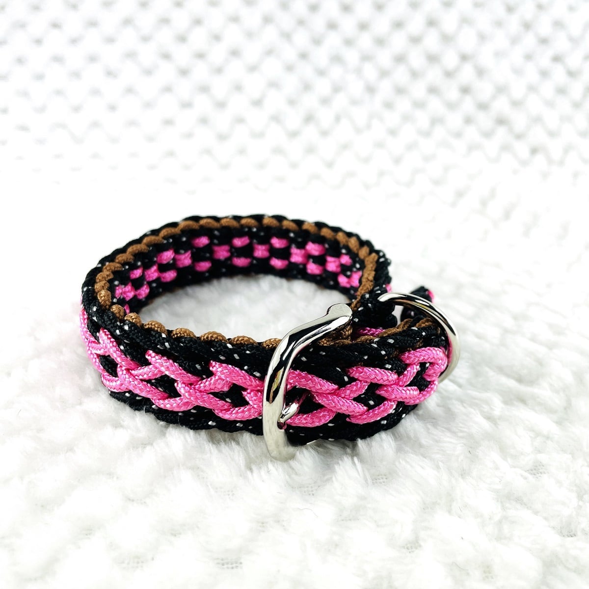 パラコード❥首輪❥エレガント❥ベージュ№010