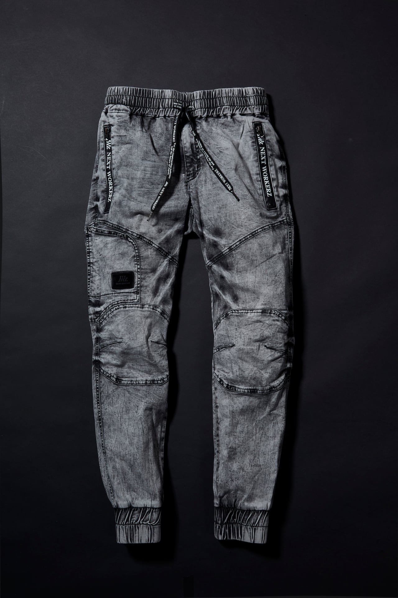 【SILVER】 NWZデニムジョガーパンツ
