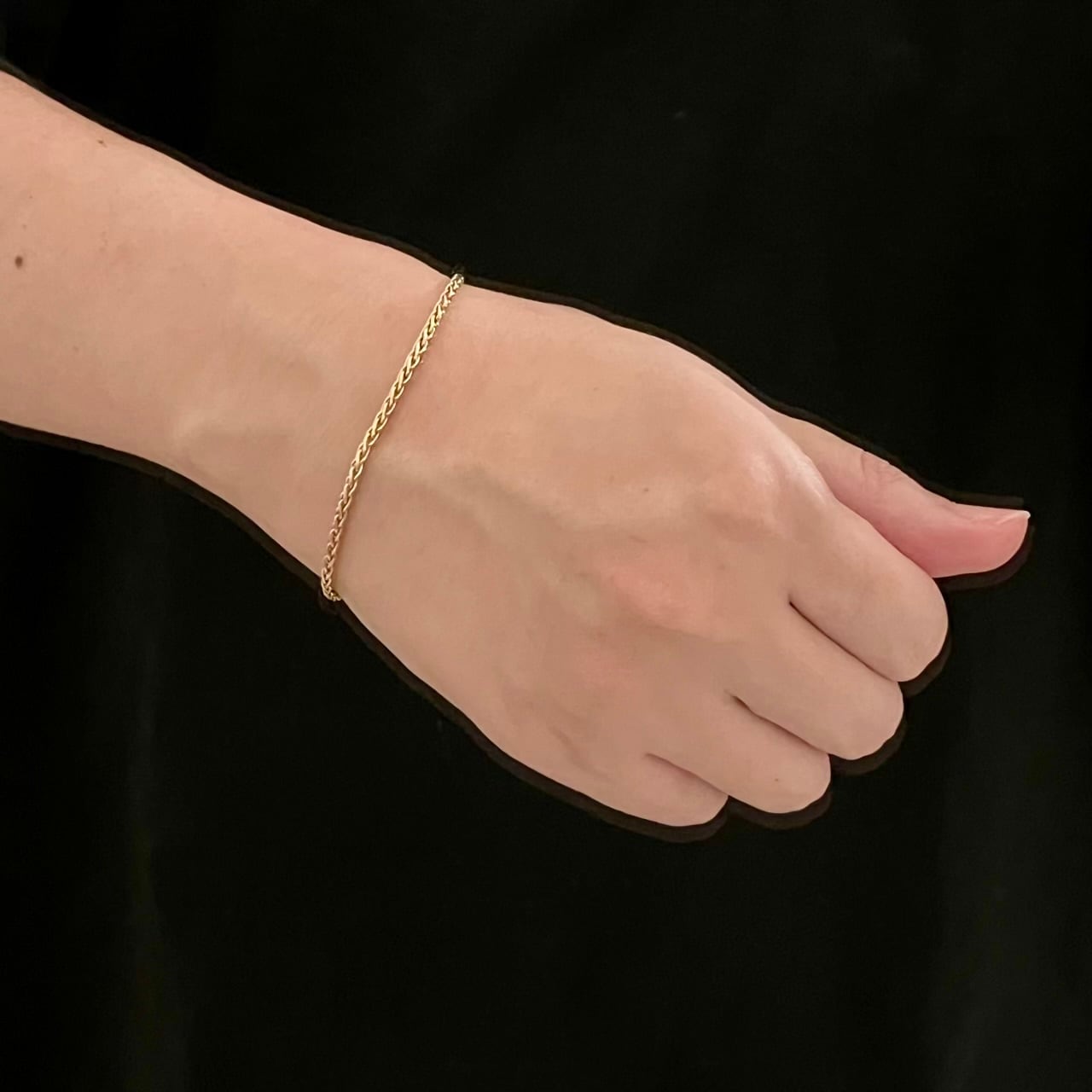 VINTAGE TIFFANY & CO. 18K Gold Small Braid Bracelet | ヴィンテージ