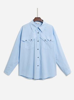 Front lapel shirt（フロントラペルシャツ）c-287