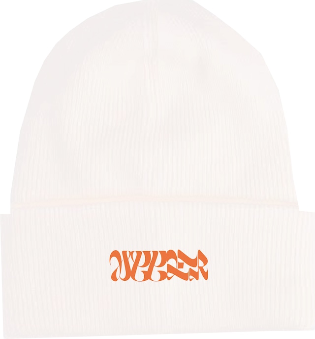 BEANIE "CALLIGRAPHY ORANGE"