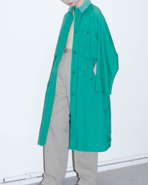 1980s European vintage - double flaps cape sleeve coat