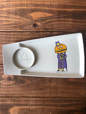 McDonald's Plastic Tray ''MAYOR McCHEESE"/マクドナルド トレイ メイヤーマックチーズ 70s ビンテージ