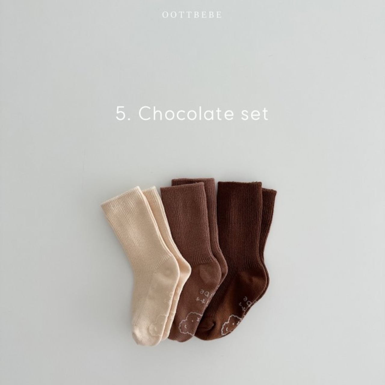 [oottbebe] Rainbow socks +fee2 / [오뜨베베] 레인보우삭스