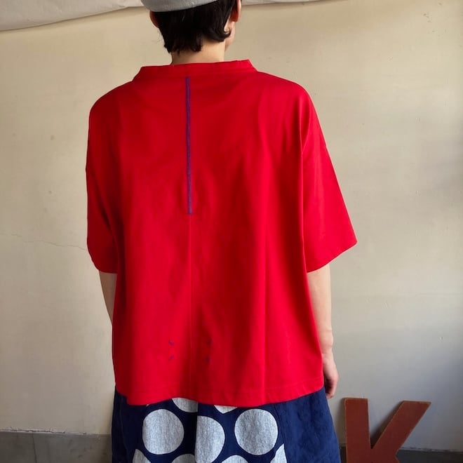 快晴堂 レディース Tシャツ 首まわりしっかり五分袖Tシャツ Girl'sT