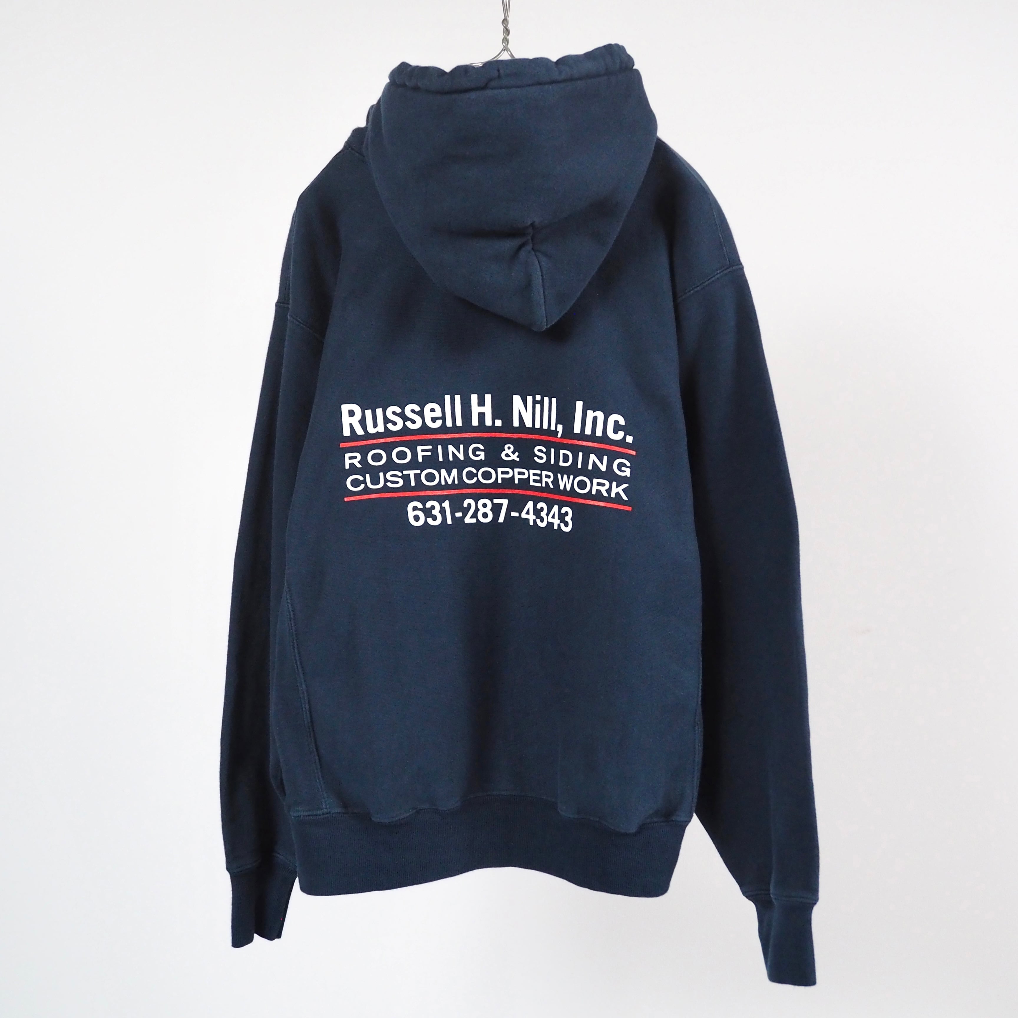 Champion REVERSE WEAVE hoodie advertising print M /チャンピオン