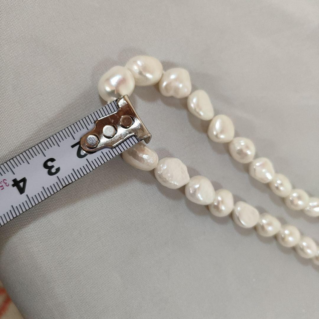 ひ379 超美品 本真珠 バロックパール ネックレス JN | マダムの館 ひ379 超美品 本真珠 バロックパール ネックレス JN | マダムの館