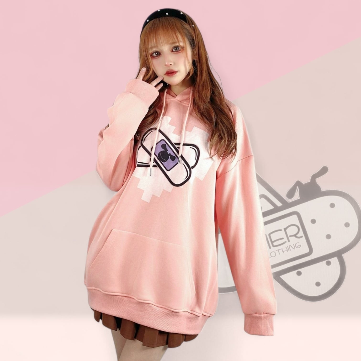 PINK MEDIC HEART PARKA | NIER CLOTHING