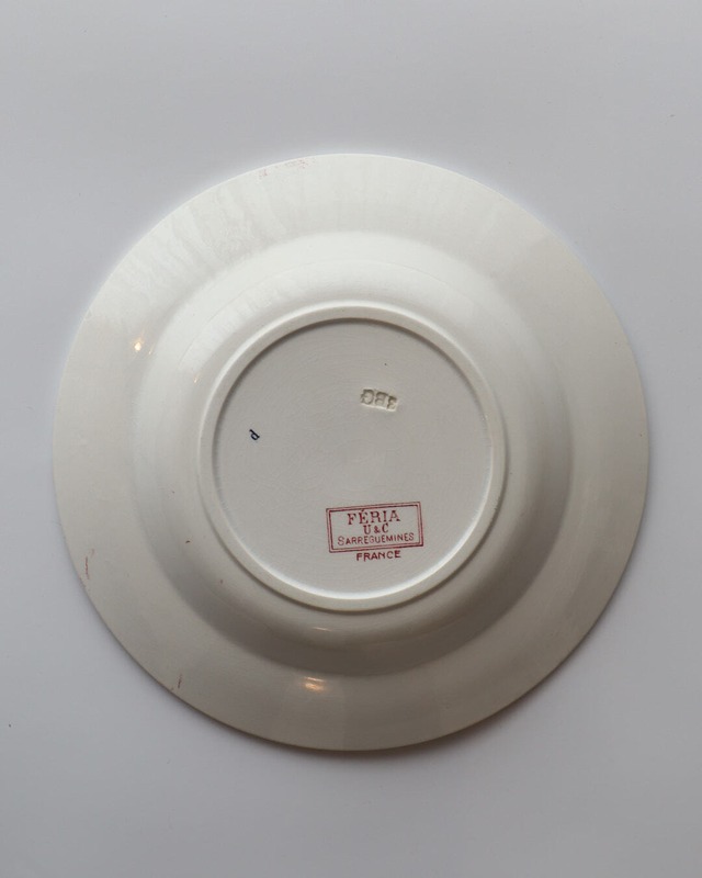 U&C Sarreguemines サルグミンヌ "Féria" 深皿プレート