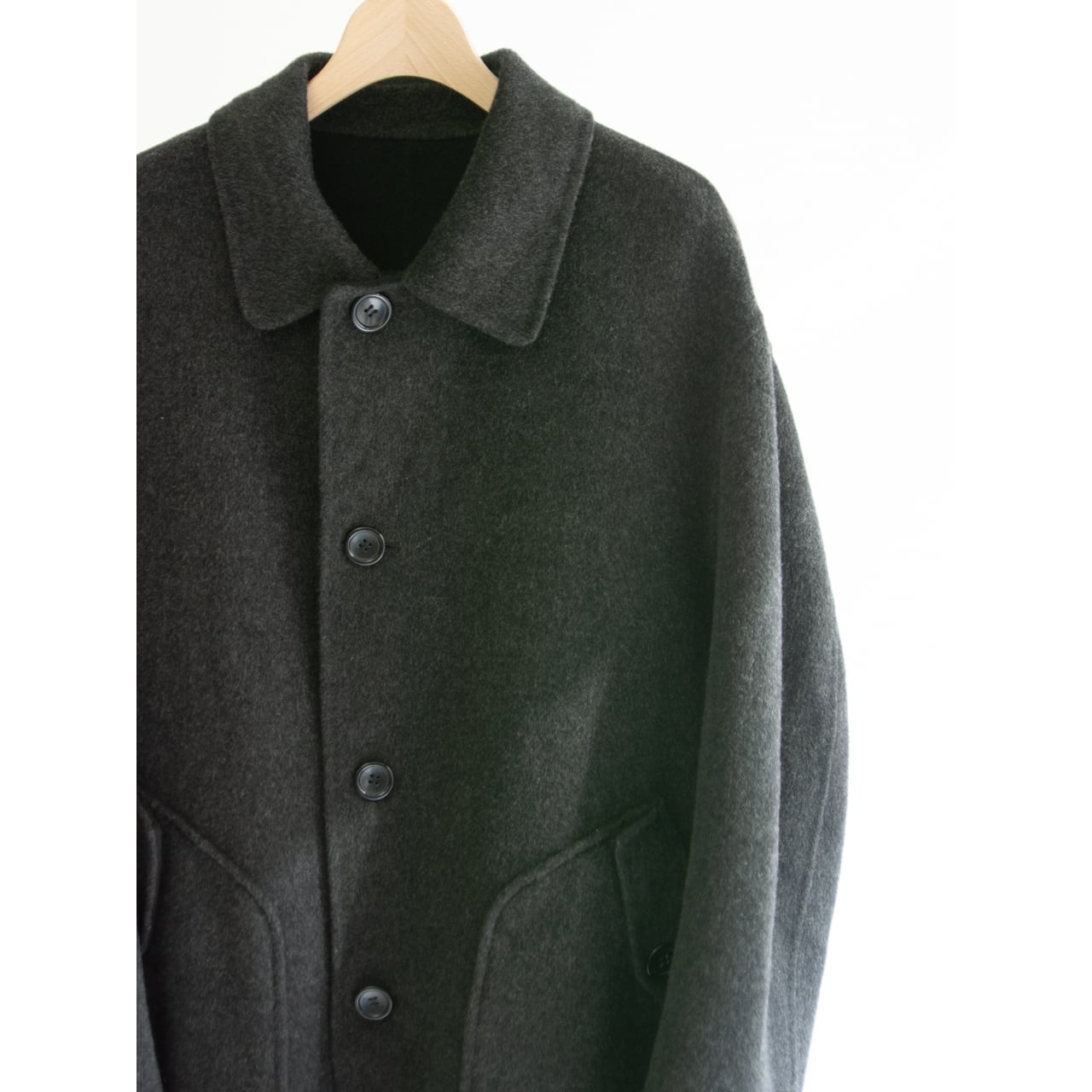 【DESCA.GGERI】Made in Italy 100% Cashmere Reversible Coat（イタリア製 リバーシブルカシミヤコート）