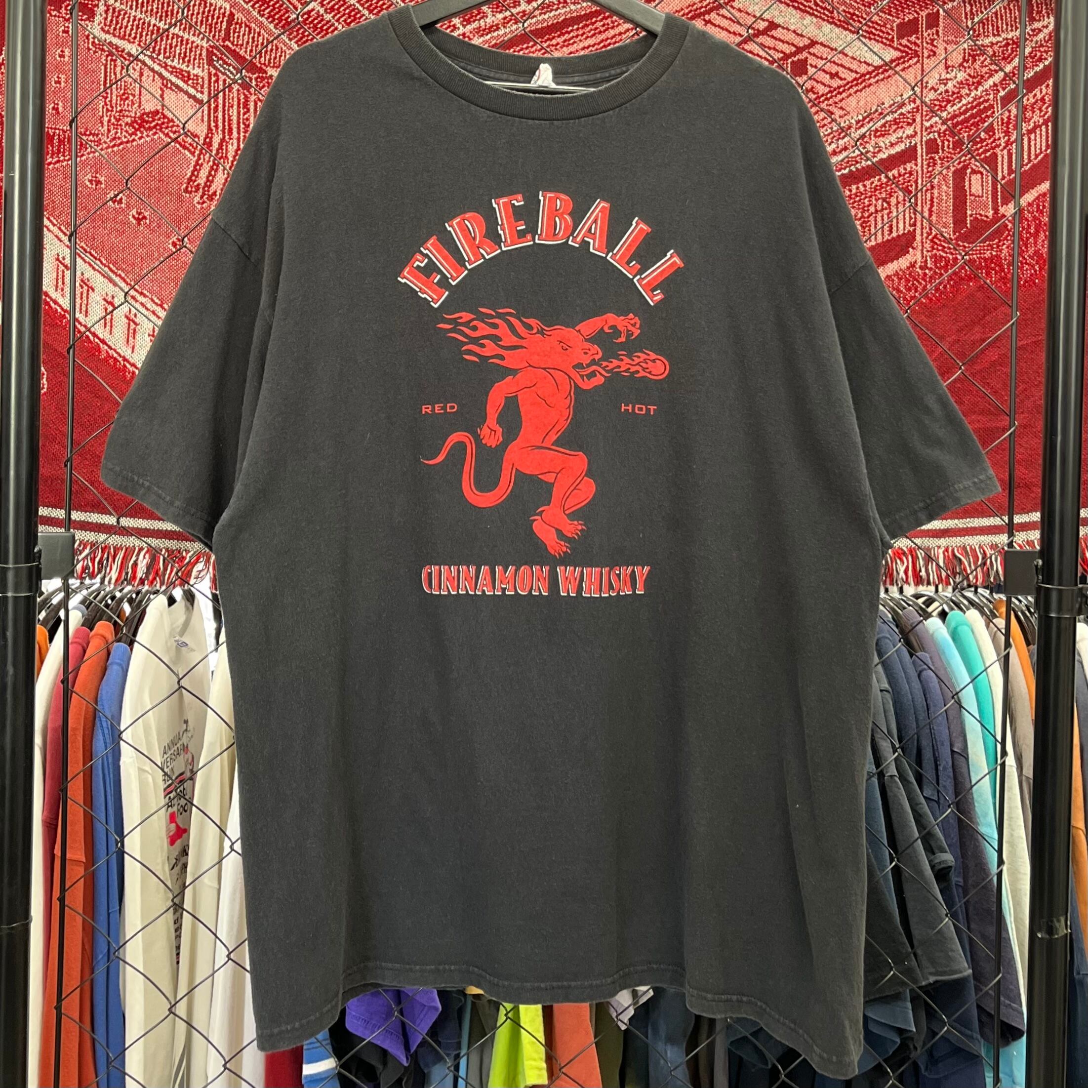 ファイヤーボールシナモンウィスキー 企業系 半袖Tシャツ