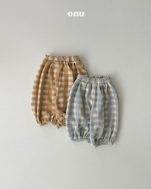 ONU［取寄］check dongle pants 26winter