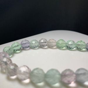 b184 グラデーションカットフローライトブレスレット