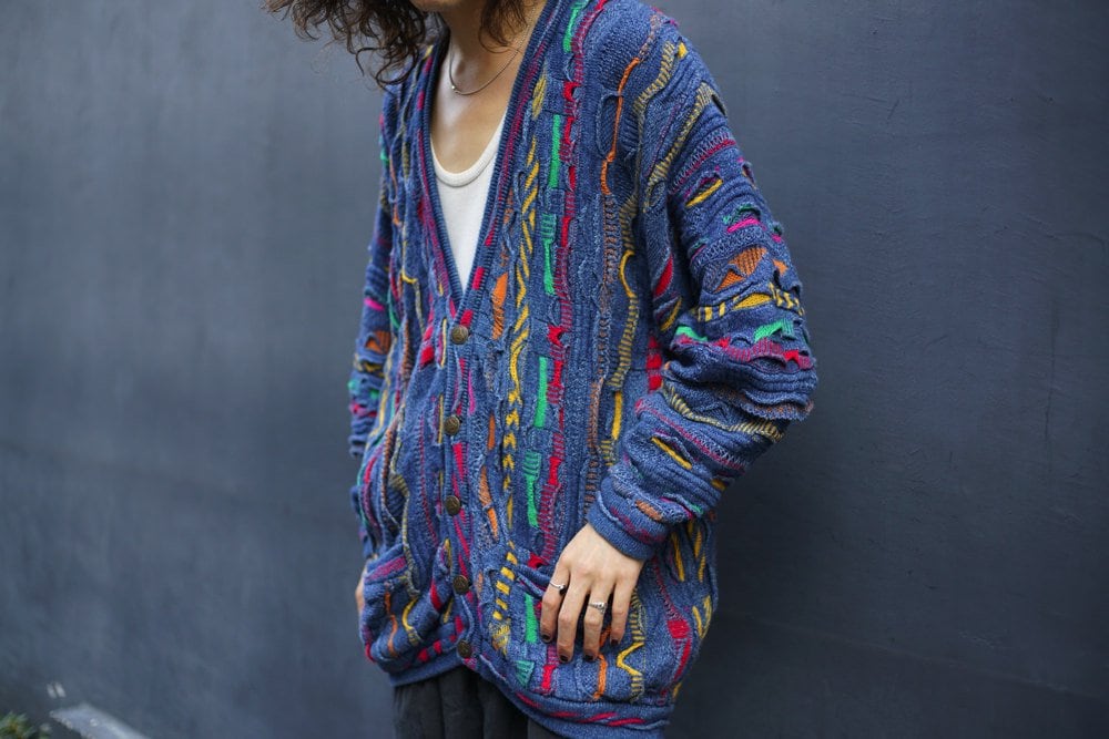 Coogee [COOGI Blues] Vintage Crazy Knitting Cardigan [1990s-] Vintage Crazy  Knitting Cardigan | beruf