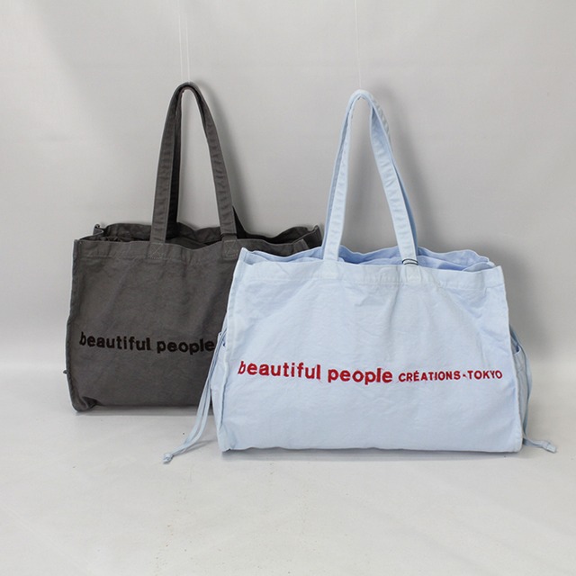 beautiful people ビューティフルピープル brushed logo leisure bag 1626611946 2026春夏新作 [送料無料]