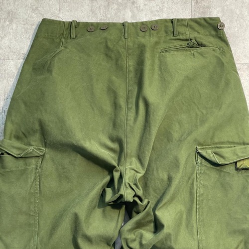 60-80s スウェーデン軍 実物 M-59 フィールドパンツ C150 w32 詳細写真12