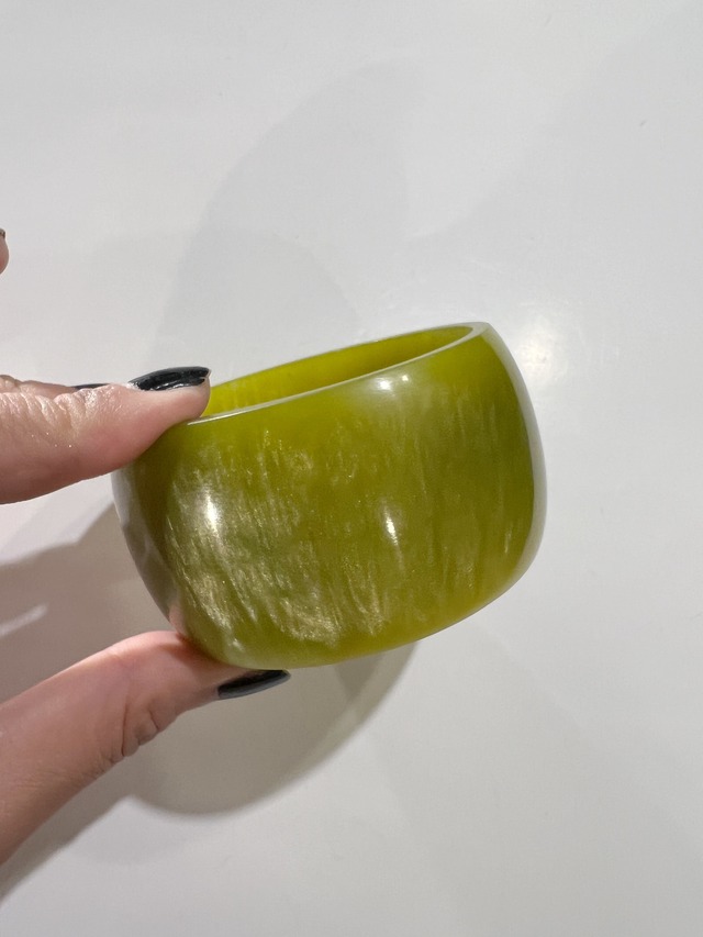 Vintage Olive green bangle