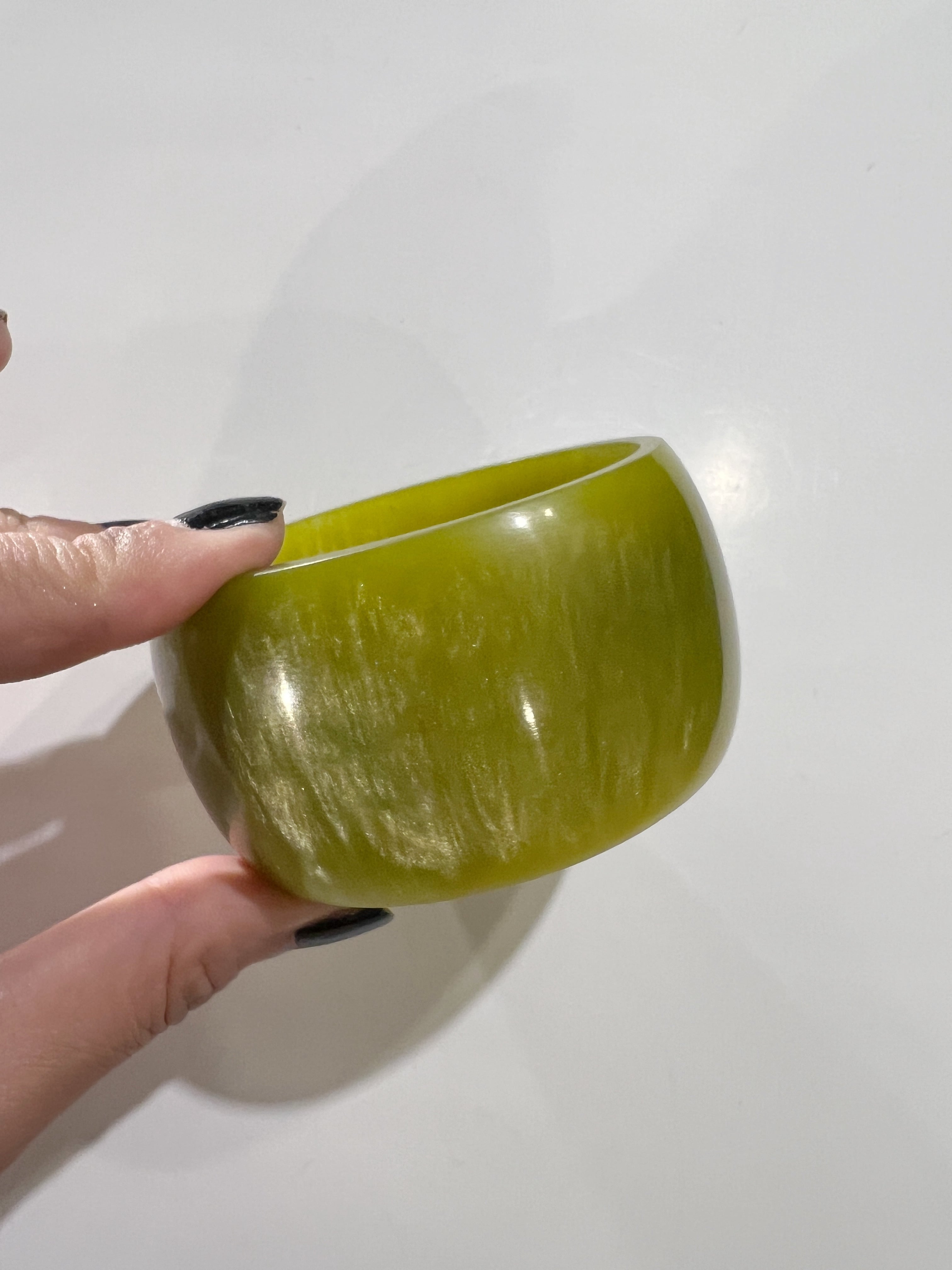 Vintage Olive green bangle