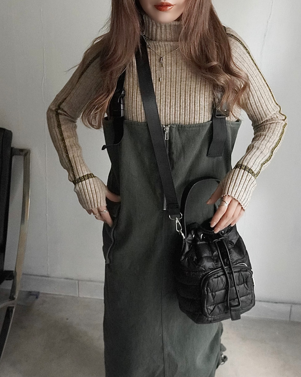 Military drost soft denim OP／khaki