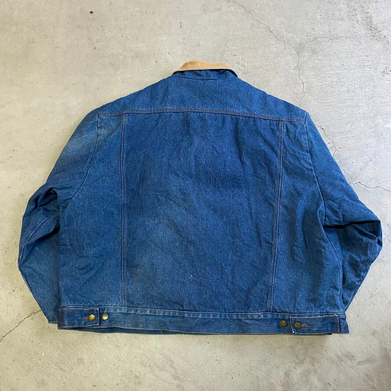 80s 90s USA製 RUSTLER デニムジャケット ブランケット XL 80s 90s USA製 RUSTLER デニムジャケット ブランケット XL - メルカリ