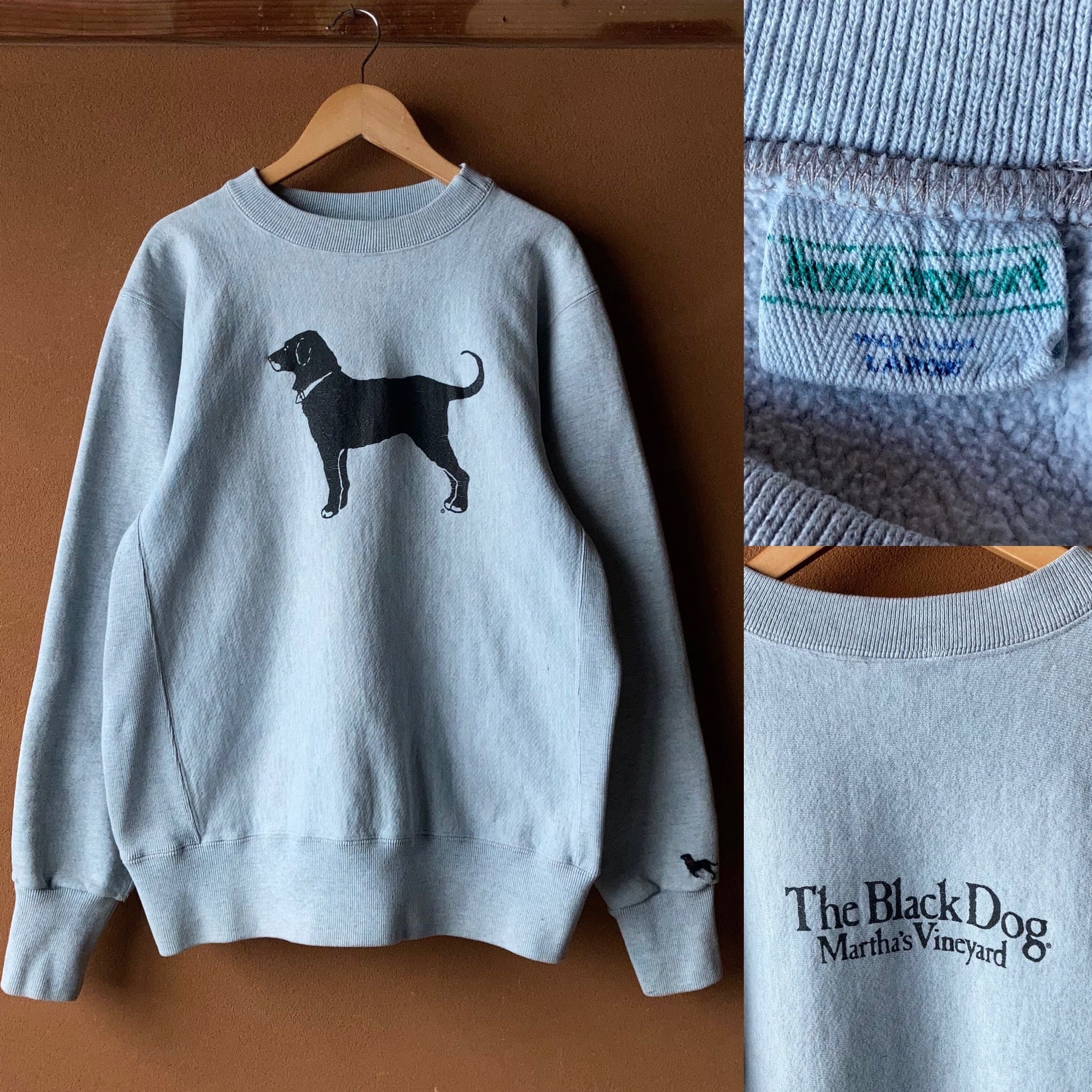 made in USA!  The black dog スウェット