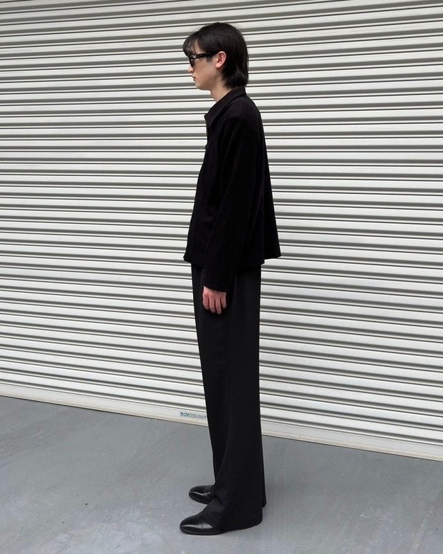 short length Box zip up blouson
