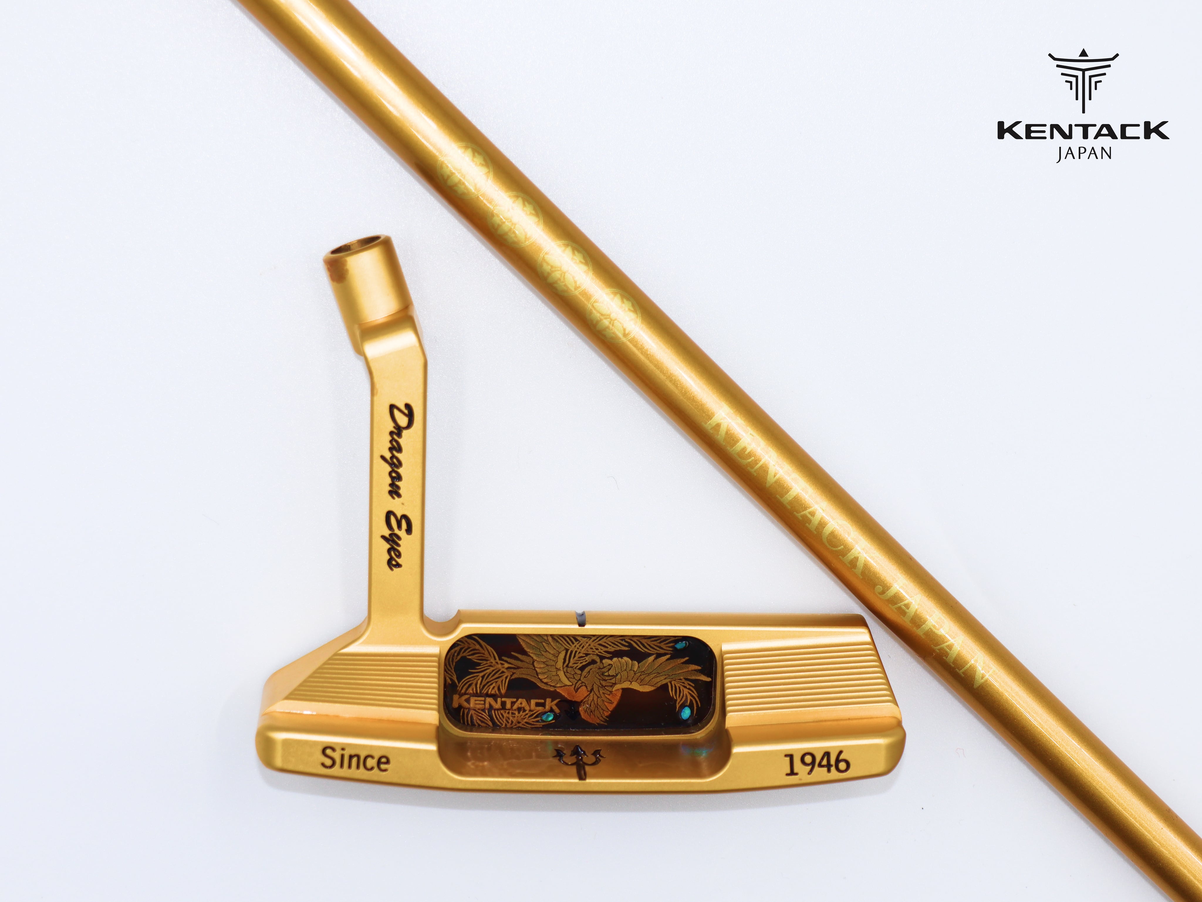 #170 Dragon Eyes 24Kゴールドパター(龍)_4家紋シャフト