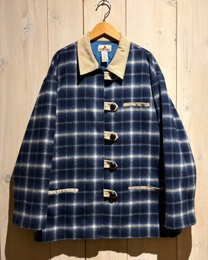 【a.k.a.C.a.k.a vintage】80's〜90's Beautiful Ombre Check Vintage Loose Jacket