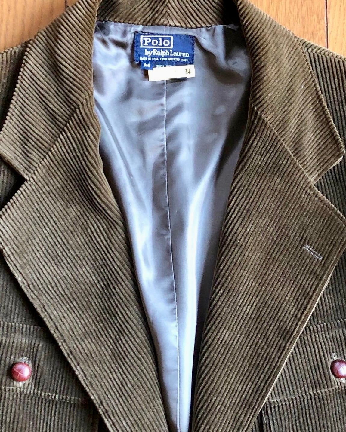 90年代 米国製 Polo Ralph Lauren コーデュロイ ノーフォーク