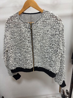 les ague シアーリボンツイード　ジャケット　6038