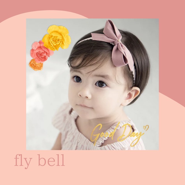 【一部即納】ベビーヘアバンド＊°     》》》  》》  》》》  》》》》ベビー　ヘアバンド　カチューシャ　フラワー　パール　リボン　ホワイト　ピンク　海外子供服　インポート　帽子　イベント