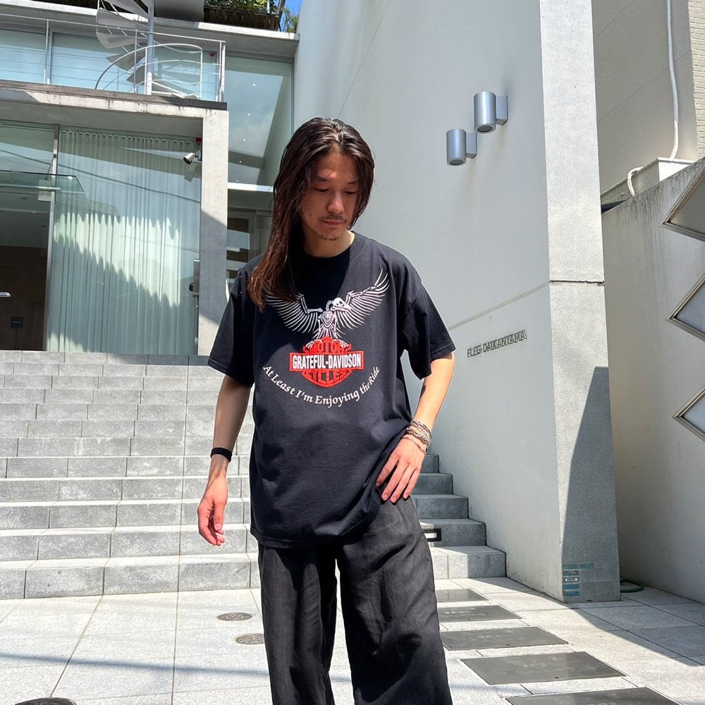 80s Harley Davidson Grateful Dead Tシャツ Vintage 1987 Harley Davidson 3-D Emblem Grateful Dead Shirt￼ | eBay