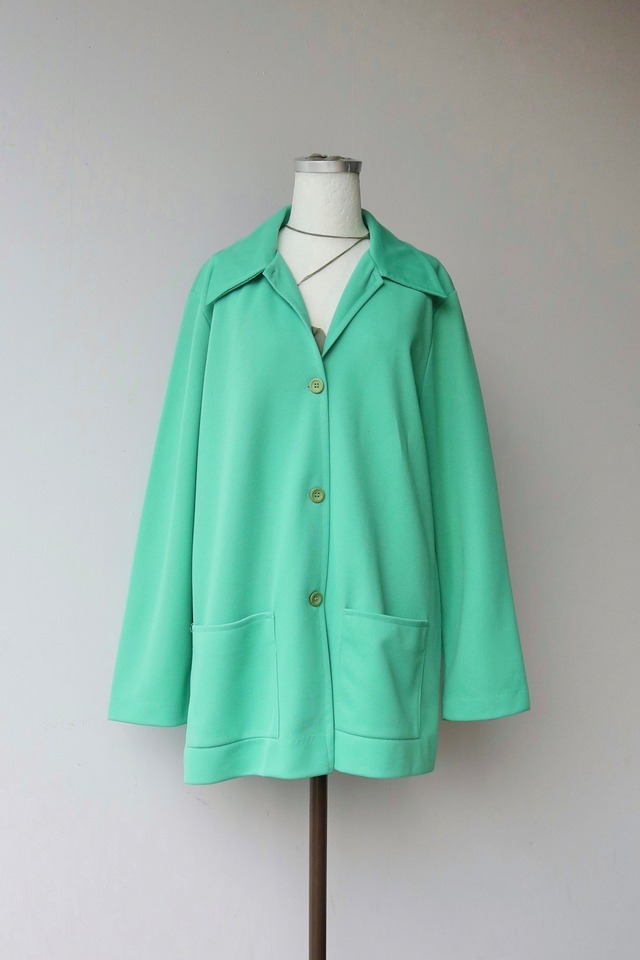 70s-80s polyester shirt jacket